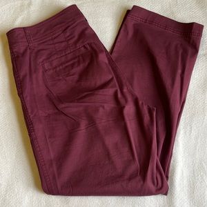 High Rise Girlfriend Khakis size 8